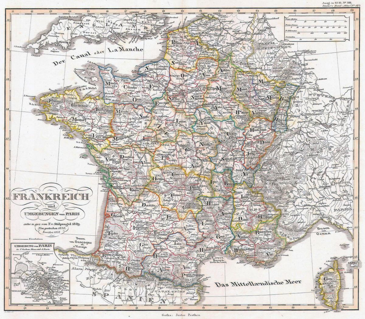 carte de France historique