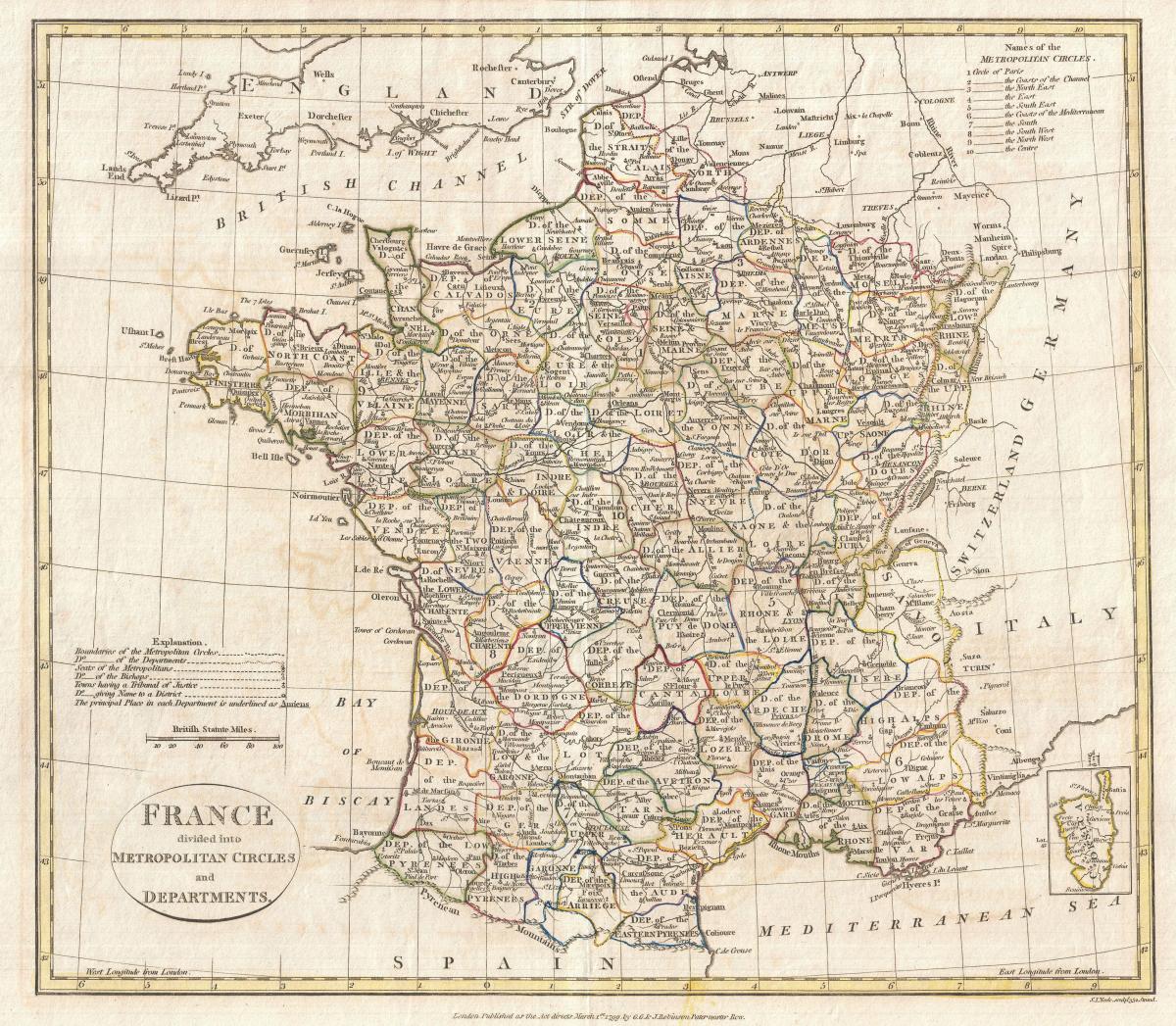 ancienne carte de France