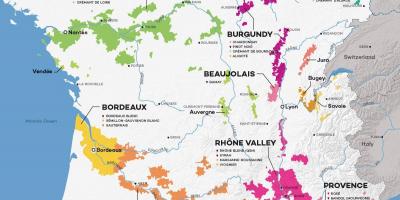 France vin de pays de la carte