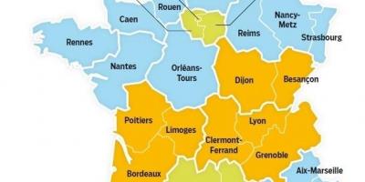 Carte scolaire de la France